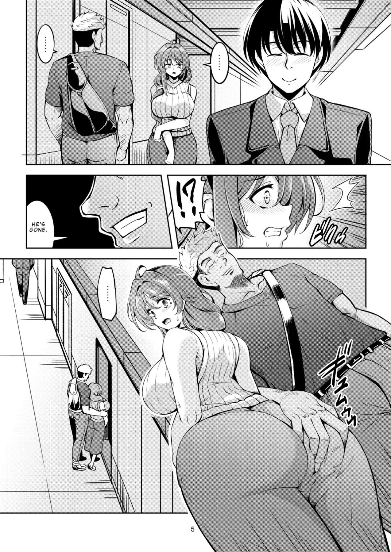 Hentai Manga Comic-Fallen Married Woman The Frustrated Young Wife -Rika--Read-5